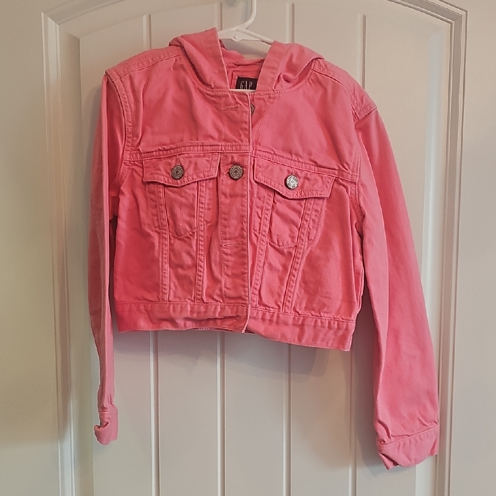 GAP Kids Bright Pink Jean Jacket